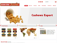 Tablet Screenshot of danonfoods.com